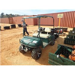 CLUB CAR GOLF CART, - ELECTRIC, CANOPY, CHARGER (C-8)