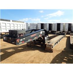 2009 PITTS LB52-24D LOWBOY, VIN/SN:5JYLB52349P090531 - TRI-AXLE, 52 TON, DETACHABLE NGB, 24' WELL, 1