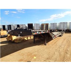 2008 PITTS LOWBOY TRAILER, VIN/SN:5JYHD35258P0-757 - T/A, 49' LENGTH, 102" WIDTH, HYDRAULIC DOVETAIL
