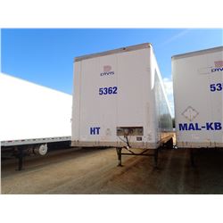2004 WABASH VAN TRAILER, VIN/SN:1JJV532WX4L876001 - T/A, 53' LENGTH, BARN DOOR, 295/75R22.5 TIRES, A