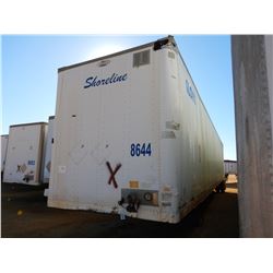 2006 STRICK VAN TRAILER, VIN/SN:1S12E95366E511459 - T/A, 53' LENGTH, BARN DOOR