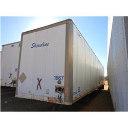 2004 STOUGHTON ZPW-535T-S-C-AR VAN TRAILER, VIN/SN:1DW1A53244S712219 - T/A, 53' LENGTH