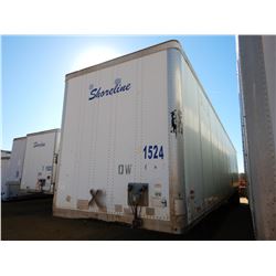 2006 WABASH TRA/REM VAN TRAILER, VIN/SN:1JJV532W96L964976 - T/A, 53' LENGTH, BARN DOOR