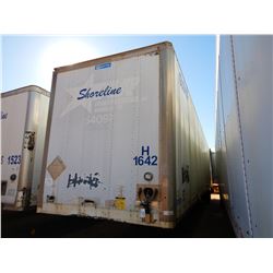 2004 STOUGHTON ZPVW-535T-S-C-A VAN TRAILER, VIN/SN:1DW1A532X4S712046 - T/A, 53' LENGTH, BARN DOOR