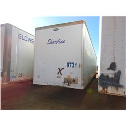 2008 STRICK VAN TRAILER, VIN/SN:1S12E95328E520419 - T/A, 53' LENGTH, BARN DOOR