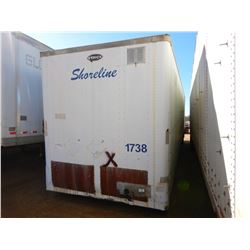 2006 STRICK VAN TRAILER, VIN/SN:1S12E953X6E511447 - T/A, 53', BARN DOORS