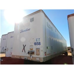 2005 GREAT DANE 7411T-SSLA VAN TRAILER, VIN/SN:1GRAA062X5G335314 - T/A, 53', BARN DOORS