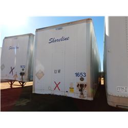 2004 STOUGHTON ZPVW-535T-S-C-A VAN TRAILER, VIN/SN:1DW1A53214S712159 - T/A, 53' LENGTH, BARN DOOR