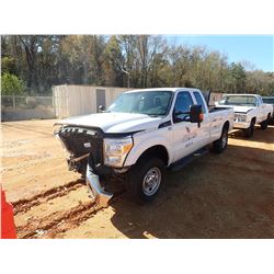 2015 FORD F250 PICK UP, VIN/SN:1FT7X2B68FEA99170 - 4X4, EXT CAB, LONG BED (NO KEY) (DOES NOT OPERATE