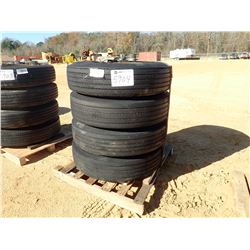 (4) 11R24.5 TIRES & RIMS (A-2)
