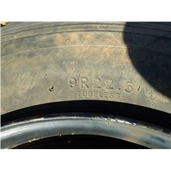 (3) 9R22.5 TIRES & RIMS (A-2)