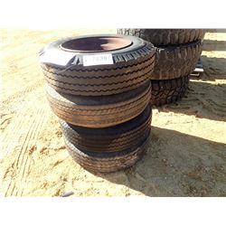 (4) 7 X 14.5 TIRES W/RIMS (A-2)
