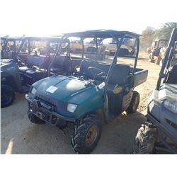 2006 POLARIS RANGER 500 EFI VIN/SN:4X9RD50AZ6D749196 - 4X4, GAS ENGINE, ROLL BAR, DUMP BED, WINCH, M