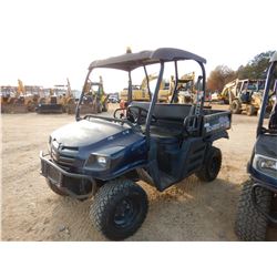 2015 CUSHMAN 1600XD 4X4 UTILITY CART, VIN/SN:RZ9500055 - DEISEL ENGINE, CANOPY, DUMP BED