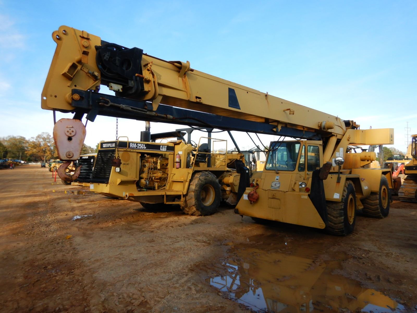GROVE RT58C ROUGH TERRAIN CRANE, VIN/SN:45770 - DETROIT DIESEL, BLOCK, CAB