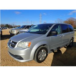 2012 DODGE GRAND CAVAVAN MINI VAN, VIN/SN:2CR4DGBG2CR195043 - GAS ENGINE, A/T