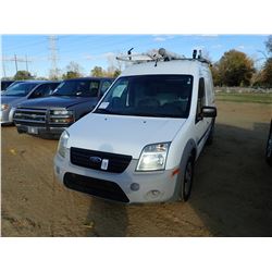 2012 FORD CONNECT CARGO VAN, - GAS ENGINE, A/T, ODOMETER READING 36,757 MILES
