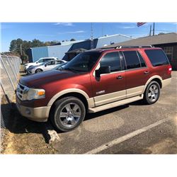 2007 FORD EXPEDITION XLT, VIN/SN:1FMFU18547LA70688 - GAS, A/T, ADVANCE TRAC RSC, THIRD ROW SEAT, ODO
