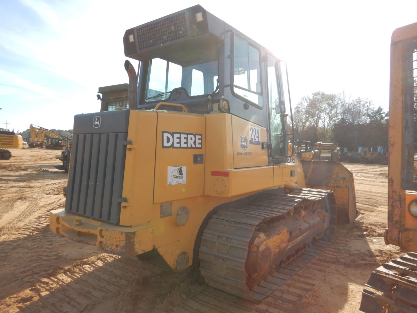 JOHN DEERE 655C SERIES II CRAWLER TRACTOR, VIN/SN:009438 - BUCKET, CAB ...