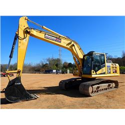 2015 KOMATSU PC210LC-10 HYDRAULIC EXCAVATOR, VIN/SN:A11246 - 10'3" STICK, 36" BUCKET, AUX HYD, CAB, 