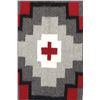 Image 2 : Native American Navajo Crownpoint Wool Textile Rug