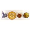Image 2 : 4 Pieces of Carnival Glass