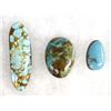 Image 1 : 3 Turquoise Cabochons