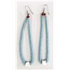 Image 1 : Navajo Turquoise Heishi Earrings