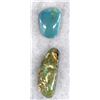 Image 1 : 2 Turquoise Cabochons from Royston & Evans Mine