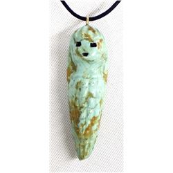 Zuni Turquoise Corn Maiden Pendant