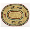 Image 1 : Makah Oval Basket Mat