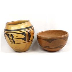 2 Hopi Pottery Pieces