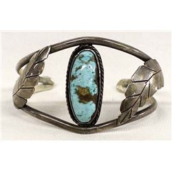 Navajo Sterling Turquoise Bracelet