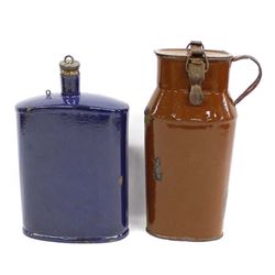 Pair of Metal Vintage Canteens