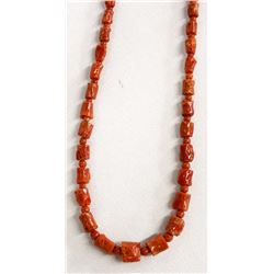 Native American Red Coral Necklace