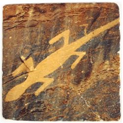 Lizard Rock Art Tile