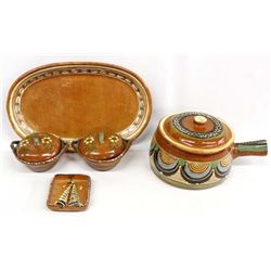 Vintage Mexican Redware Dishes