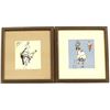 Image 1 : Pair of Framed J.D. Roybal Prints
