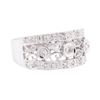 Image 1 : 0.25 ctw Diamond Ring - 14KT White Gold