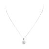 Image 1 : 1.00 ctw Diamond Pendant & Chain - 14KT White Gold