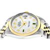 Image 5 : Rolex Mens 2 Tone 14K Mother Of Pearl Diamond 36MM Datejust Wristwatch