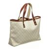 Image 3 : Gucci Cream GG Supreme Canvas Web Tote Handbag