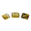 Image 1 : 2.60 ctw.Natural Emerald Cut Citrine Quartz Parcel of Three