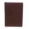 Image 1 : Louis Vuitton Burgundy Taiga Leather ID Holder Wallet