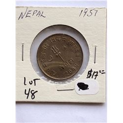 1951 NEPAL Hard to Get Coin
