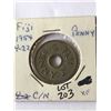 Image 1 : 1954 Fiji Penny in Extra Fine Grade