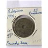 1908 Belgium 25 Centimes