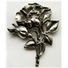 Image 1 : SILVER FLOWER BROOCH TOTAL 16.0 DWT