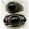Image 1 : LOT OF BLACK STONE STERLING JEWELRY