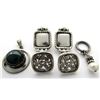 Image 1 : LOT OF STERLING JEWELRY: (2) PENDANTS (ONE
